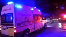 AMASYA - Müstakil evde çıkan yangında 1 itfaiyeci yaralandı