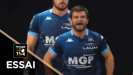 TOP 14 - Essai d'Aymeric LUC (AB) - Racing 92 - Bayonne - J10 - Saison 2020/2021