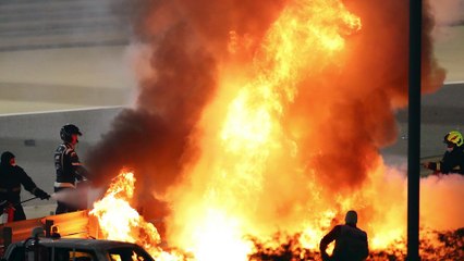 Опасная авария на Гран-при "Формулы-1" в Бахрейне