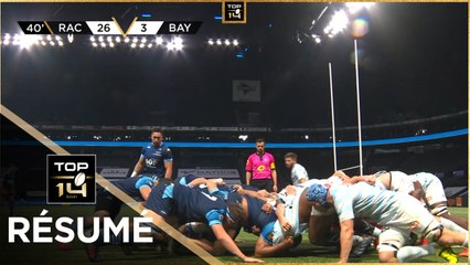 TOP 14 - Résumé Racing 92-Aviron Bayonnais: 43-17 - J10 - Saison 2020/2021