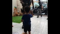 Choque faz surpresa em festa de menino de 2 anos