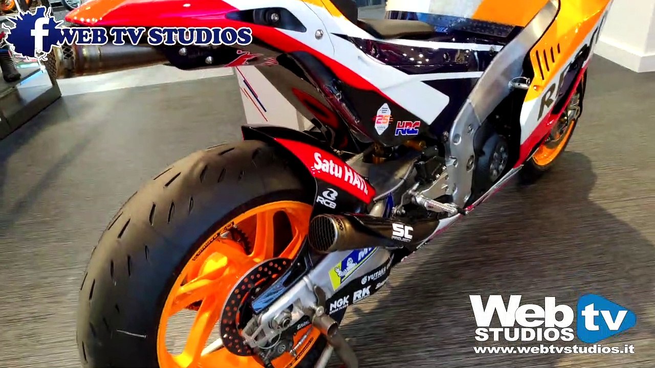Honda Moto Roma con RC213V di Marc Marquez #webtvstudios #honda