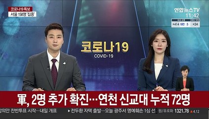 軍, 2명 추가 확진…연천 신교대 누적 72명