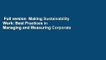 Full version  Making Sustainability Work: Best Practices in Managing and Measuring Corporate