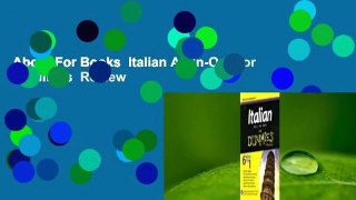 About For Books  Italian All-In-One for Dummies  Review