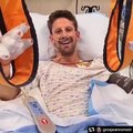 Formule 1 - Message de Romain Grosjean depuis son lit d’hôpital   « Je vais bien »
