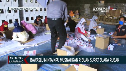 Bawaslu Minta KPU Musnahkan Ribuan Surat Suara