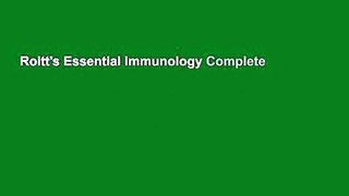 Roitt's Essential Immunology Complete