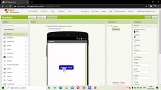 how to make a Simple Android App l Create Simple Android App l How to use Button in MIT App Inventor
