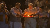 PM Modi in Varanasi, Laser light show at ghats of Ganga