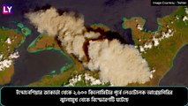 Indonesia\'s Lewotolok Volcano Erupts: আগ্নেয়গিরিতে ভয়ঙ্কর অগ্নুৎপাত, ৪ কিমি উচ্চতায় উঠল ছাই