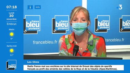 La matinale de France Bleu Provence du 30/11/2020