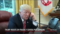 Donald Trump sigue diciendo que hubo fraude electoral _ Noticias Telemundo