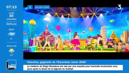 La matinale de France Bleu Nord du 30/11/2020
