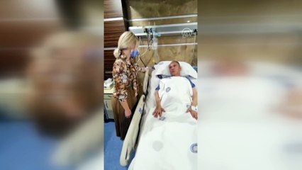 ANTALYA - Kovid-19 tedavisi gören Muhittin Böcek'in ilk görüntüleri paylaşıldı