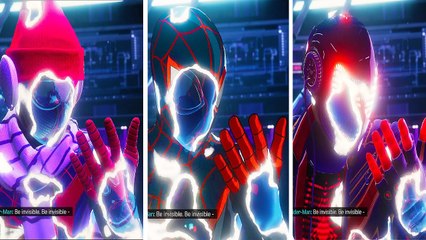 Miles Turns Invisible For The First Time w_ALL SUITS - Spider-Man- Miles Morales 2020