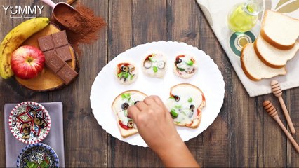 بيتزا توست سريعة وسهلة 🍕