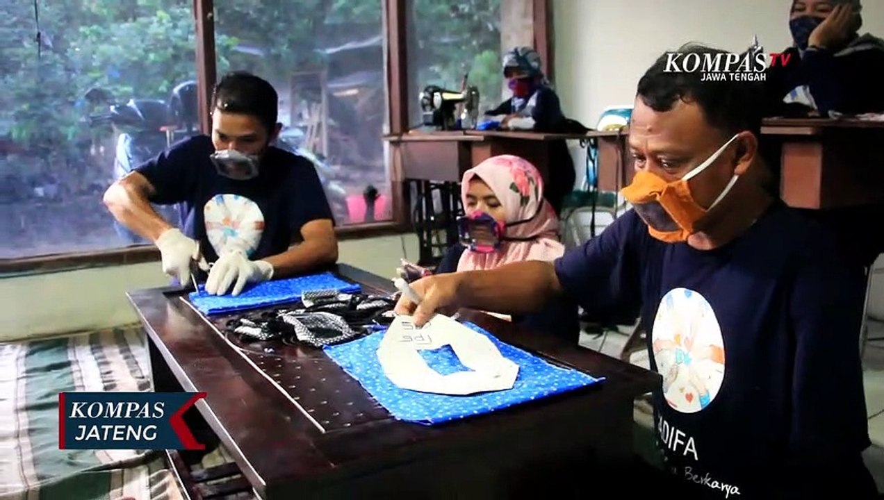 Masker Ramah Difabel Karya Penyandang Disabilitas