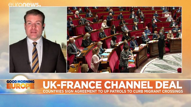 Dozens of migrants rescued from boats as France and UK sign new deal