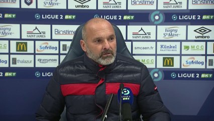 J12 Ligue 2 BKT - La réaction de P.Dupraz après SMCaen 1-1 LB Châteauroux