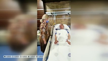 Kovid-19 tedavisi gören Muhittin Böcek'in ilk görüntüleri paylaşıldı