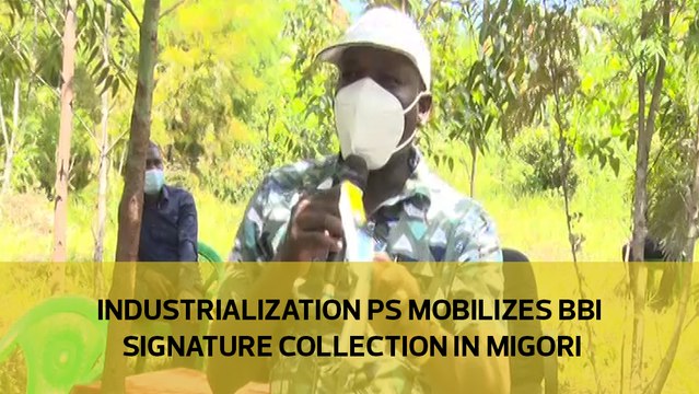 Industrialization PS Francis Owino mobilizes BBI signature collection in Migori