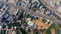 Gwalior city is a massive urban sprawl_ fly over Jai Vilas Palace in Madhya Pradesh