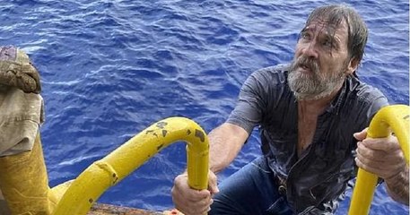 Un homme de 62 ans est retrouvé sain et sauf en mer, accroché à son bateau coulant pendant 24 heures
