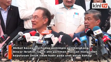 Tak puas hati pada Anwar,  Warisan 'hantar isyarat' mahu pimpinan baru
