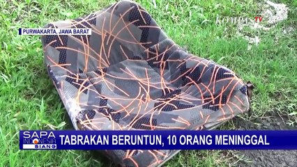 Download Video: Mobil Travel Terlibat Tabrakan Beruntun di Tol Cipali, Satu Keluarga Tewas Di Tempat