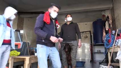 IĞDIR - AFAD Müdürü Bülent Zeğem 27 yıl önce Karabağ için adadığı kurbanı kesti