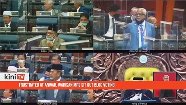 Frustrated at Anwar, Warisan MPs sit out bloc voting