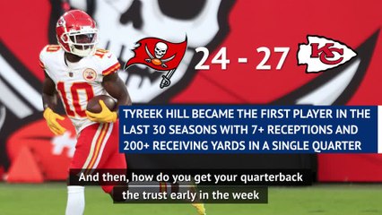 'Good things are happening for Hill’ - Reid on Tyreek’s historic game