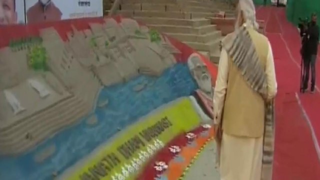 Varanasi: PM Narendra Modi reaches Lalita Ghat