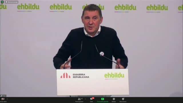 Otegui, sobre los distintos apoyos a los PGE: A nosotros no nos molesta lo que hagan los demás