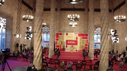 Discurso de la Reina Letizia en valenciano en los Premios Jaume I