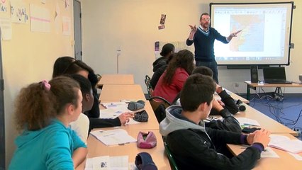 Utilisation du TNI - Interview de l'enseignant  (classe de 3ème)