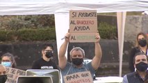 Los hosteleros de Pontevedra se concentran para demandar soluciones para el sector