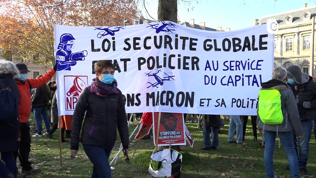 Reportage - Rassemblement contre la proposition de loi sécurité globale