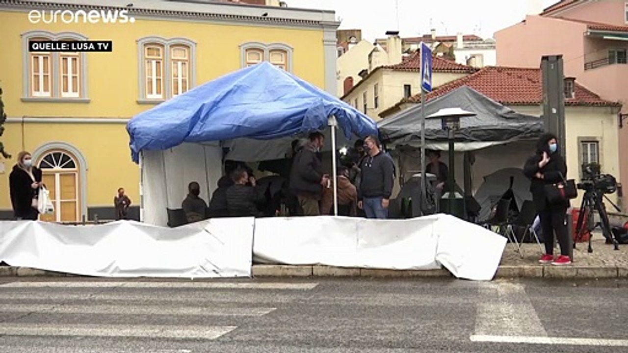 Gastronomen in Lissabon verzweifeln: Hungerstreik vor Parlament