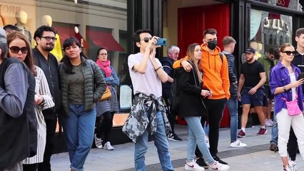 STREET GUITARIST JOINS IN _ Let Her Go - Passenger _ Allie Sherlock _ John Mahon Cover