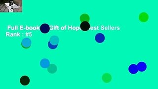 Full E-book  A Gift of Hope  Best Sellers Rank : #5