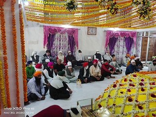 गुरु पूर्णिमा पर मंत्री डंग पहुंचे गुरुद्वारा, की अरदास