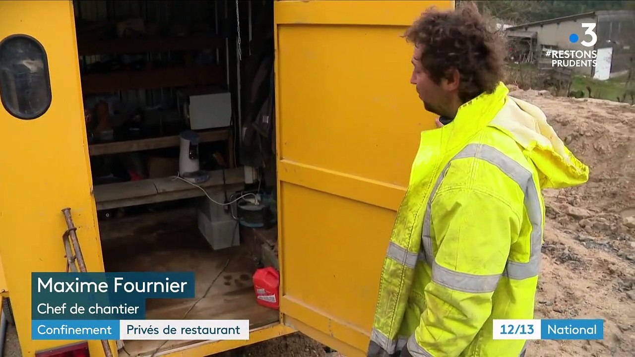 Confinement : la fermeture des restaurants, un problème pour les ouvriers du bâtiment