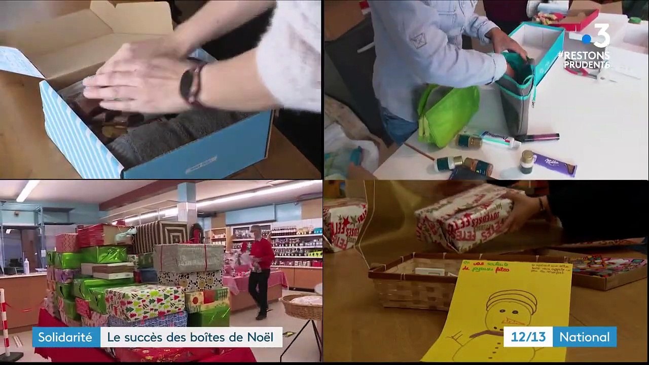 Solidarité : des boîtes de Noël à destination d...