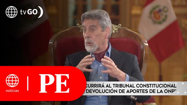 Sagasti dijo que recurrirá al TC si se aprueba la devolución de aportes de la ONP | Primera Edición
