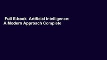 Full E-book  Artificial Intelligence: A Modern Approach Complete