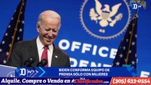 Biden conforma equipo de prensa sólo con mujeres | El Diario en 90 segundos
