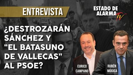 ¿DESTROZARÁN SÁNCHEZ y 'el BATASUNO de VALLECAS' al PSOE Entrevista a Rubén Múgica