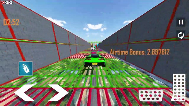 Skyline Car Stunts Mega Ramp Stunt Racing Games - Impossible Extreme Car Driver Android GamePlay #3